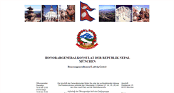Desktop Screenshot of nepalkonsulat-muenchen.de